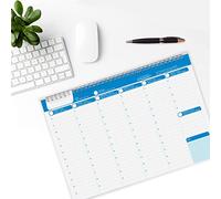 Planning hebdomadaire de table A4 Perpétuel (sans dates) 52 semaines | Planner hebdomadaire Bureau | Weekly Planner | Agenda Université Perpétuelle