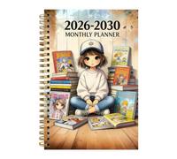 Planning Mensuel 5 Ans Calendrier À, Carnet Agenda Avec Onglets | Calendrier 5 Ans 2026-2030 Planificateur Mensuel Pour Enseignant, Étudiants, École, Collège, Travail De Bureau
