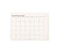 Planning mensuel - 60 feuilles - 245 x 175 mm - Bloc-notes de bureau, étude, mémo, message pouvant se déchirer non adhésif pour la maison, le travail, le bureau, l'étude