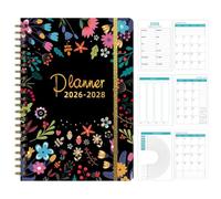 Planning mensuel sur 3 ans, suivi des habitudes, 36 mois | Agenda 2026-2028 à pour école, affaires, étudiants, travail, maman