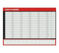 Planning mural 2024 A3 - Format A3 - 42 x 29,7 cm - Pour la maison et le bureau