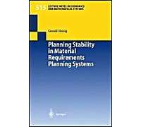 Planning Stability In Material Requirements Planning Systems