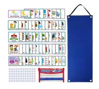 Planning Visuel Des Routines Quotidiennes | Organisateur De Liste De Tâches Et De Comportements - Emploi Du Temps Quotidien Visuel,Pour Filles Garçons Élèves Et Écoliers D'Âge
