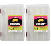 Plano 2-3601-00 - Rangement fin avec séparateurs réglables, transparent, taille unique (2360100) (Lot de 2)