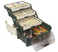 Plano Boîte de rangement hybride moulée pour articles de pêche, avec tiroirs amovibles, convient aux boîtes utilitaires StowAway, unisexe, beige/vert