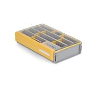 Plano EDGE 3700 Boîte utilitaire de qualité supérieure, transparente et jaune, étanche et résistante à la rouille pour appâts et terminaux