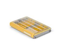 PLANO EDGE 3700 Jerkbait Tackle Box 35,6 cm L x 22,9 cm l x 4,8 cm H Protège jusqu'à 20 appâts Boîtes polyvalentes pour la pêche Technologie anti-rouille Rustrictor Joint étanche