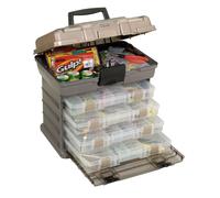 PLANO Guide Series STOWAWAY Rack System valise de pêche boîte à outils 4 boît...