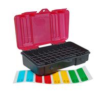 Plano Handgun Ammo Case, 9 mm, 50 rounds, rouge, trousse, porte-balles, organisateur de cartouches de fusil, porte-munitions