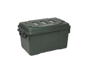 Plano Malle de Rangement Militaire résistante Small Olive, Organisateur de Coffre robuste, Empilable, Durable, Coffre de l'armée, Coffre de rangement extérieur Chasse ou stockage à domicile