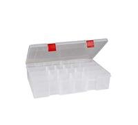PLANO Rustrictor - StowAway 3700 Deep, Antirouille Boîte de rangement avec compartiments, boîte de rangement robuste pour leurres de pêche, leurres durs et souples et crackbaits