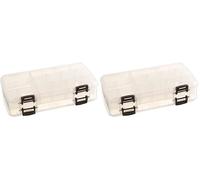 Plano Stowaway 3500 Boîte de Rangement Double Face Unisexe Transparent (Lot de 2)