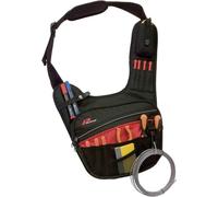 Plano Sacoche diagonale porte-outils P543TB non équipée tissu renforcé 270 x 350 x 40 mm Noir