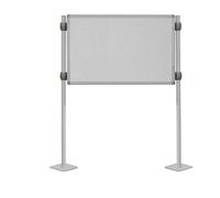 Planorga Vitrine d'affichage extérieur Antares 12 feuilles A4 - Porte levante - Fond magnétique - Pieds vissés