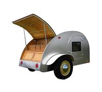 Plans de bricolage pour camping-car en forme de goutte d'eau de 2,4 m - Plans de camping-car vintage - Construisez votre aventure