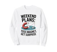 Plans de Fin de Semaine Loss Magnet Get Surprise Magnet Fishing Sweatshirt