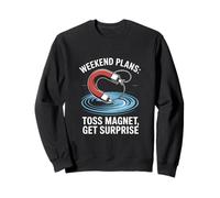 Plans de Fin de Semaine Loss Magnet Get Surprise Magnet Fishing Sweatshirt