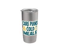 Plans de soins et repas froids Soins aidants Soins soignants Planification des repas Gobelet isotherme en acier inoxydable double paroi