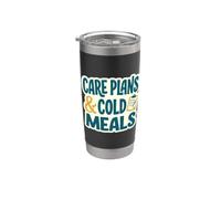 Plans de soins et repas froids Soins aidants Soins soignants Planification des repas Gobelet isotherme en acier inoxydable double paroi