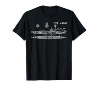 Plans de sous-marins allemands de la Seconde Guerre mondiale T-Shirt
