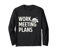 Plans de Travail et de réunion - Humour de Bureau - Mouton endormi Manche Longue