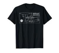 Plans des avions de transport français Breguet Deux-Ponts T-Shirt
