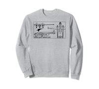 Plans des avions de transport français Nord Noratlas Sweatshirt