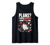Plans Humour Sarcastique Anti-Planification Bureau Débardeur