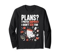 Plans Humour Sarcastique Anti-Planification Bureau Manche Longue