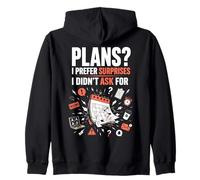 Plans Humour Sarcastique Anti-Planification Bureau Sweat à Capuche
