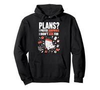 Plans Humour Sarcastique Anti-Planification Bureau Sweat à Capuche