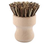 Plant - Based Sisal Vegetable Brush | Eco - Conscious Pot & Sink Care Tool | Beech Wood Dish Brush for Kitchen/Camping/Daily Use | Compact Design with Ergonomic Handle