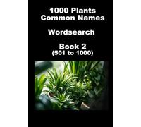 Plant Common Names - Wordsearch Book 2