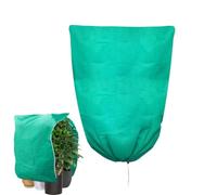 Plant Cover Bags Freeze Protection - Plant Freeze Protection Cloths Frost Bags | Green Plant Cover | Frost Blankets Drawstring Bag With Zipper For Potted Plants & Shrub Bush Fruit Tree