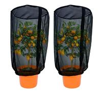 Plant Covers - Protective Mesh Netting, Plant Pot, for Potted Herbs, Lettuce, Strawberries Tomato Plants Vegetable Bushes Fruit Trees, Citrus Roses Outdoor Gardening Backyard Protection