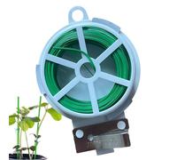 Plant Fastener - Green Garden Wire, Vine Holder for Climbing Stems, Stem Fixer with Cutter for Binding Plants, Yard Tools, Plant Binder for Growing and Stabilizing
