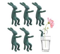Plant Flower Buddy Thème de Lapin antidérapant 5 pièces | Amis de Support pour d'intérieur, Pots de Fleurs, Pots de Table, Chambre à Coucher, orchidées, d'intérieur, Balcon