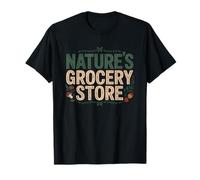 Plant Forager Identifies Wild Edibles Berries Herbs Nature T-Shirt