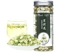 Plant Gift 100% Pur Infusion Jasmin 茉莉花, 30g/1oz | Naturel. Sans additifs. Fleurs de jasmin séchées, arôme floral et sucré. Infusion chaude ou froide. Also: Jasmine Tea.