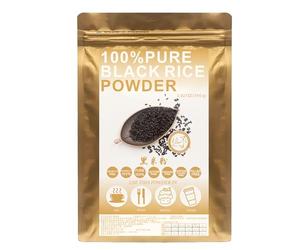 Plant Gift 100% Pure Black Rice Powder 黑米粉 Farine de riz noir naturelle, Bonne saveur de boisson, arôme sain | augmente la saveur et le goût, poudre non transgénique, 100g / 3,25oz