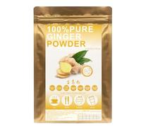 Plant Gift 100% Pure Ginger Powder 生姜粉 Poudre naturelle de gingembre, excellente saveur de boisson, saveur et saveur de poudre non transgénique ajoutée, sans remplissage, sans additif 100g / 3,25oz