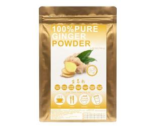 Plant Gift 100% Pure Ginger Powder 生姜粉 Poudre naturelle de gingembre, excellente saveur de boisson, saveur et saveur de poudre non transgénique ajoutée, sans remplissage, sans additif 100g / 3,25oz