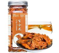 Plant Gift 100% Pure Natural Lily Tea,(Thé au lys, Thé Lily, lis) Premium Lilies Improving Sleep, Dried Organic Health Lily Flower Tea 35g