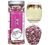 Plant Gift Dried Peach blossom Flower Tea, Dried Peaches Flower, Fleur de pêches séchées,Tisane Fleurs de Pêche Santé 40G/1.41oz