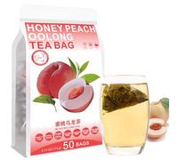 Plant Gift Infusion Oolong Pêche et Pomme 蜜桃乌龙茶 175g/6.17oz | Naturel. Sans additifs. Oolong avec pêche et pomme, arôme fruité et sucré. I(3.5g*50bags)50 sachets. Also: Peach Oolong Tea.