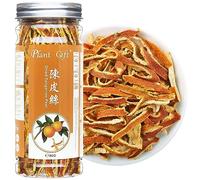 Plant Gift PlantGift Thé au pelage de mandarine 80 g, 80 g, peau d'orange séchée, mandarines à base de plantes, thé Chen Pi, riche en antioxydants et vitamine C immunitaire, 1.0 gramme, 4.0 grams