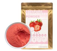 Plant Gift Poudre de Fraise 100g - Poudre de Fruits Lyophilisée Biologique, Sans Sucre, Sans Conservateurs, Parfaite pour Smoothies, Shakes, Céréales, Yaourt, Muffins et Desserts