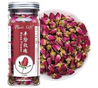 Plant Gift Rose Buds Tea 50G/1.76oz 平阴玫瑰 Rose Buds Tea for Beauty, Premium 100% bio Intact Rose Tea The Cross avec un arôme riche, soulager l'anxiété et promouvoir le métabolisme