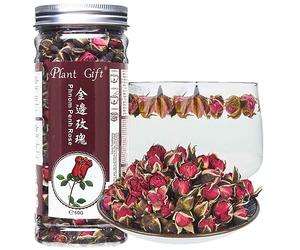 Plant Gift Rose Flower Tea 金边玫瑰 Thé de fleur rose (Phnom Penh Rose) Thé au début du thé Tea Naturel Bio Natural Thé de plantes, Soins de santé 50g / 1.76oz