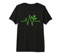Plant Heartbeat Veganism Organic Based Diet Vegan Gift T-Shirt Haut de Gamme
